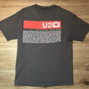 Vintage 2001 U2 Elevation Tour Tshirt